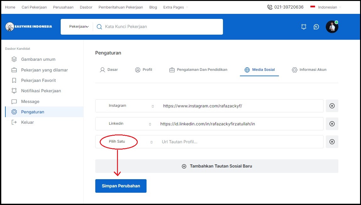 Cara Membuat akun baru di Easyhire